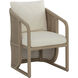 Palermo Drift Brown / Stinson Cream Outdoor Dining Chair
